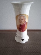 Wazonik z porcelany Bavaria,,Papież Jan Paweł Drugi