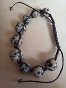 Bransoletka z jaspisu dalmatyńskiego hand made