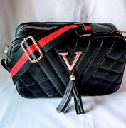 Versace dwukomorowy skórzany kuferek od Charro 