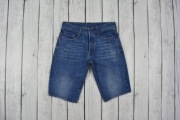G-Star RAW 3301 Tapered Jeansowe Krótkie Spodenki Szorty W32 pas:86