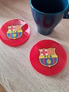 Barcelona Fc. Podkładka pod kubek z żywicy. 