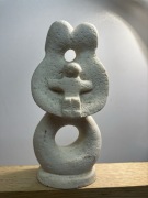 figurka mielony alabaster hand made of alabaster greece cycladic style idol