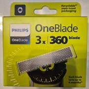 Nożyki ostrza Philips OneBlade 360 Oryginalne  3 szt