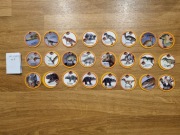 The Lost World tazo leaf (Jurassic Park) - pełen komplet 24/24 bdb