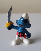 Schleich smerf smurf pirat figurka unikat model wycofany z 1978 r.