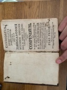 Starodruk z 1755 spisany po łacinie