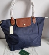 GRANATOWA torebka LONGCHAMP roz L