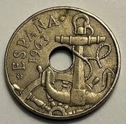 50 CENTIMOS SPAIN 1963