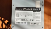 Zasilacz Chieftec VALUE 600 W.