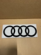 emblemat grilla audi q8 q7 czarny połysk