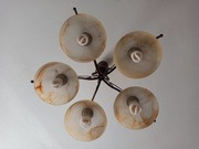 Żyrandol sufitowy 5-punktowy E27