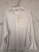 Biała bluzka / koszula rozm m/ l NA-KD cena sklepowa 199zl bawełna i len