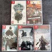 Gry na Nintendo Switch - 5 szt. – stan bardzo dobry / jak nowe