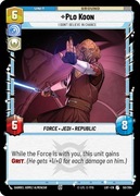 Star Wars: Unlimited - LOF - Plo Koon (u)