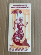 Program Teatralny Teatr Syrena Wodewil Warszawski