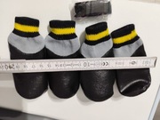 Skarpety buty dla psa podgumowane wodoodporne 1-S czarne