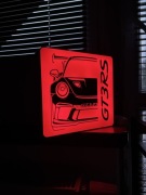 Lampka LED lightbox Porsche GT3 lampka na biurko