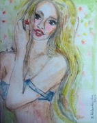 :::::: BLONDYNKA :::::::: AKWARELA ::::::::