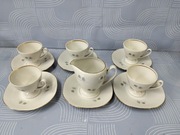 Serwis kawowy niekompletny porcelana Chodzież 