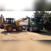 Usługi minikoparką, koparko - ładowarką, transport