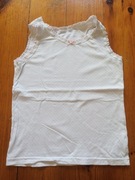 podkoszulka dziewczęca Next 128/134  biała w kropeczki