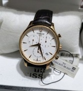 TISSOT T-Classic Tradition Chronograph TO63617A, kwarcowy - Gold-plated, 