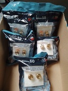 Simon10 gniazdo głośnikowe pojedyncze białe nowe