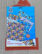 Zestaw 10 arkuszy do prac kreatywnych papier dekoracyjny Psi Patrol A4