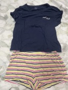 Esmara piżama damska L XL 44 46 letnia bawełniana w paski Lekka i wygodna