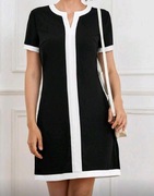 Elegancka sukienka L biurowa elegancka czarna 