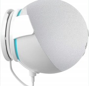 UCHWYT ŚCIENNY GŁOŚNIKA AMAZON ECHO DOT 4/5GEN CZARNY KLEJ,WKRĘTY
