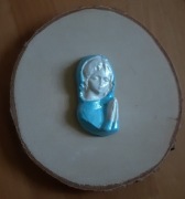 Figura Najświętszej Maryi Panny zroniona ręcznie na drewnie