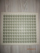 FI 519 CZYSTY ARKUSZ Z ND GROSZY z PUSTOPOLAMI