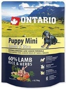 Ontario Puppy Mini lamb&rice, jagnięcina, 0,75kg, sucha karma dla psa 750g