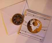 Kartka bożonarodzeniowa ręcznie robiona