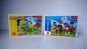 Puzzle Trefl 60 el. Psi Patrol + Pszczółka Maja dla dzieci 4+ komplet