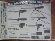 amerykańskie karabiny maszynowe U.S. Machine Gun Set, Academy 1384, 1:35