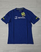 koszulka Ayrton Senna, official, F1, Formula 1, niebieska, granatowa, S