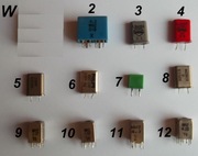 Rezonatory kwarcowe z demontażu