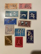 Zestaw znaczków bułgarskich – sport, olimpiady 1960–1972