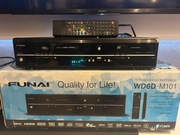 FUNAI WD6D-M101 COMBO DVD-RECORDER / VHS-VIDEORECORDER, OVP - JAK NOWY