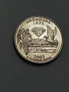 Sprzedam monetę USA 1/4 dolara - Arkansas 2003r. super stan
