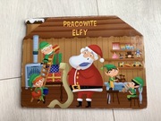 Pracowite elfy Książka rozkładana