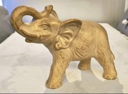 Duży Słoń na szczęście 1 szt. retro słonie podniesiona trąba duza figurka