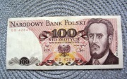 Polska 100 zł 1979r - Seria GB - Waryński 