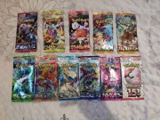 MEGA ZESTAW - KARTY POKEMON ORYGINALNE BOOSTERY