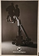 Plakat Movie Tech Magnum Dolly w ramie 60x40. Vintage sprzęt filmowy