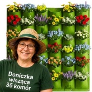 DONICZKA WISZĄCA NA KWIATY ZIOŁA PLANTER ZIELNIK 100X100 - XXXL - 36 KOMÓR