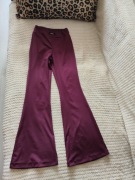 Legginsy dzwony lycra uni