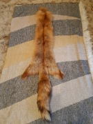 Kołnierz futrzany / szal z rudego lisa